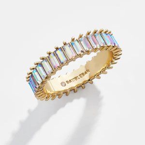 SUGARFIX x BAUBLE BAR Iridescent Gemstone Eternity Band (sz 6)